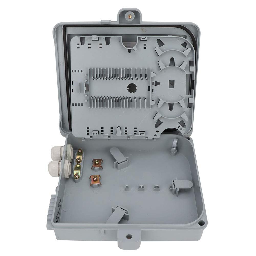 Trays Electrical Fiber Distribution TerminalsFiber Optical Terminal Box 12 Core FTTH Fiber Optic Distribution Enclosure IP65