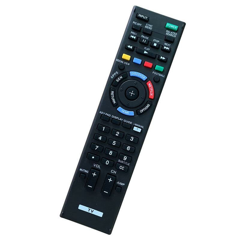 Replacement Remote Control Replace for TV/Audio/Projector for Sony KDL-52LX900 KDL-52NX800 KDL-52S4100 Smart LCD LED TV