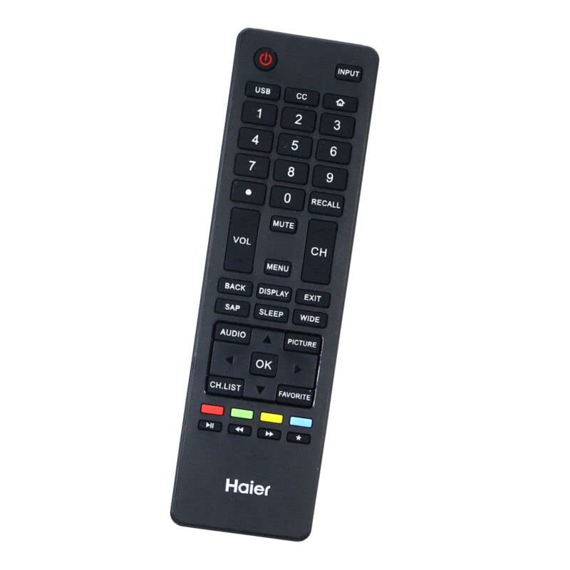 Replacement Remote Control Replace for TV/Audio/Projector for Haier 904-HA18M-10121 LE40D3281 LE46H32800 LCD LED HDTV TV