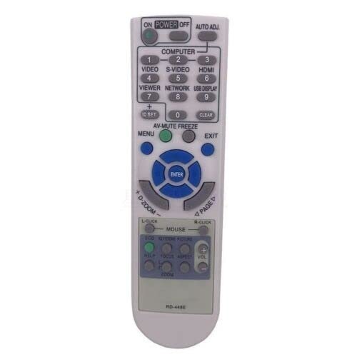 Replacement Remote Control Replace for TV/Audio/Projector for NEC RD-469E RD-471E RD-445E Projector for
