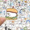 100 Pcs Cute Fat Duck Stickers for Kids Scrapbooking Water Bottles, Duck Stickers Decals Stuff view 3