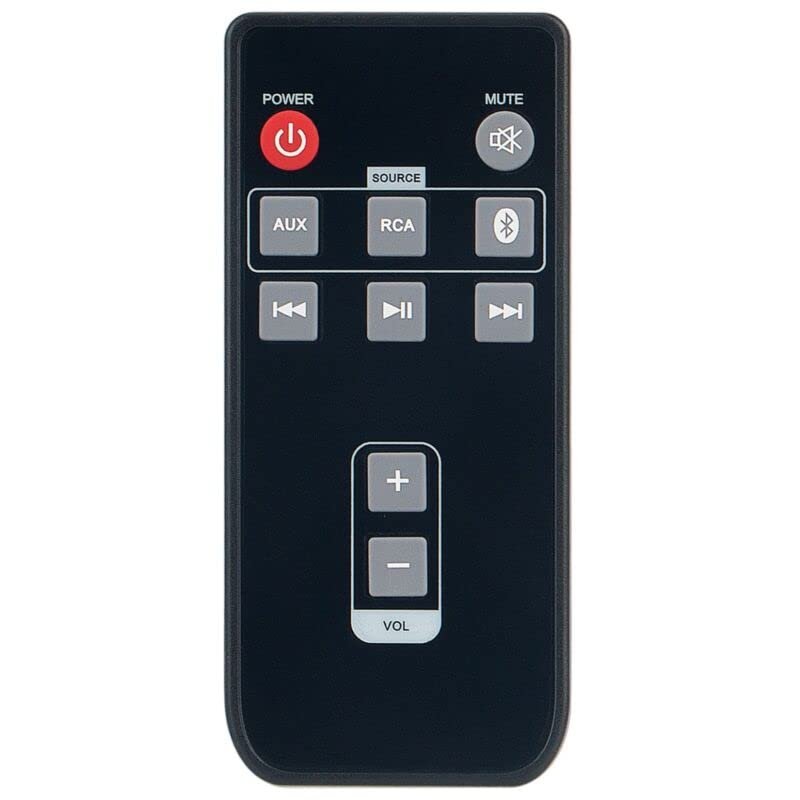 Replacement Remote Control Replace for TV/Audio/Projector NS-HBTSS116RC for Insignia Bookshelf Speakers NS-HBTSS116