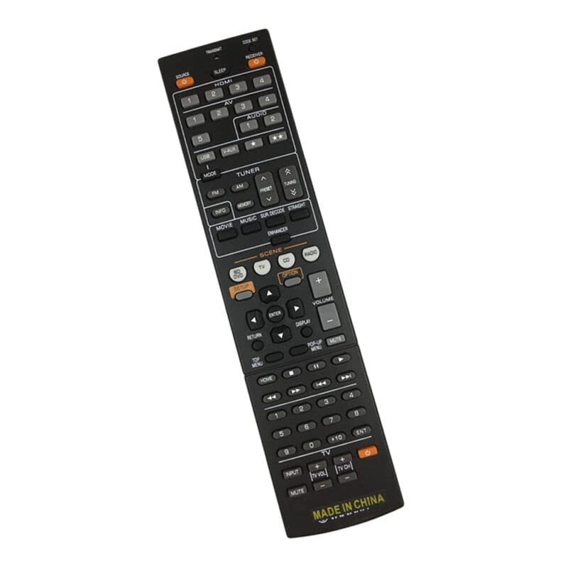 Replacement Remote Control Replace for TV/Audio/Projector for Yamaha A/V Receiver RX-V473 RX-V473BL RX-V665 RX-V665BL