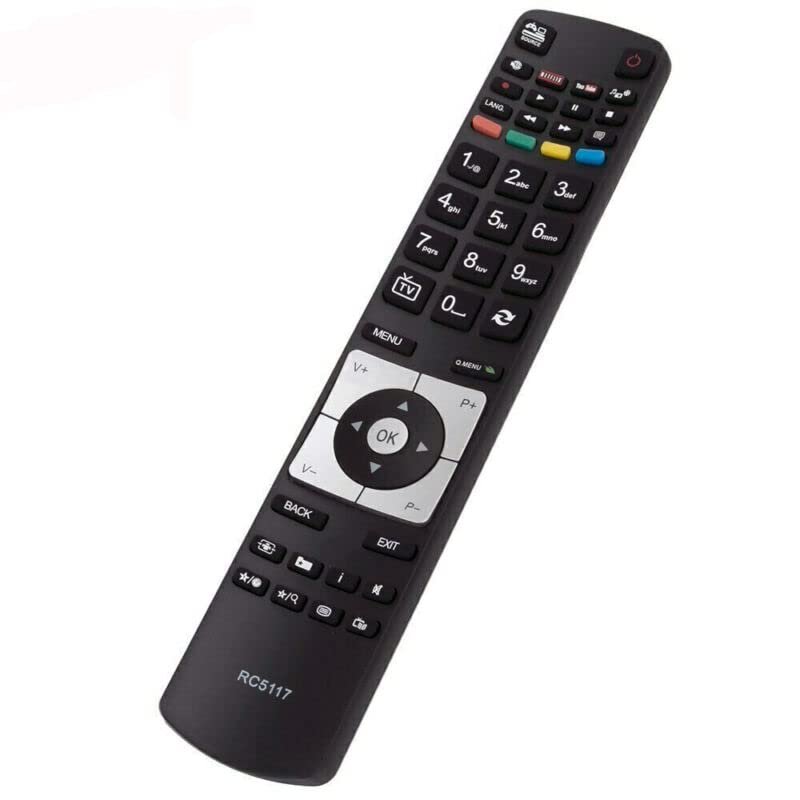 Replacement Remote Control Replace for TV/Audio/Projector RC5117 RM-C3173 for Hitachi for Bush for JVC TV for 50HYT62UH 42HYT42U