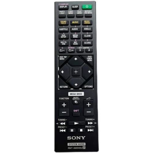 Replacement Remote Control Replace for TV/Audio/Projector for Sony Home Audio Stereo System MHC-V77W MHC-V90W SA-V90W