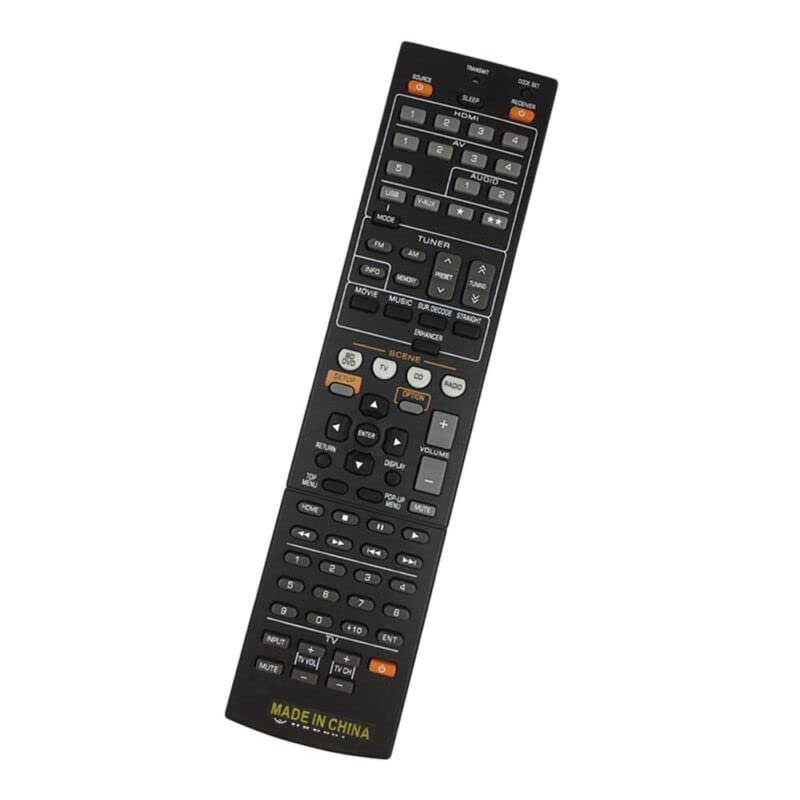 Replacement Remote Control Replace for TV/Audio/Projector for Sub for Yamaha RAV438 WW511000 RXV577 RXV665 RXV667 AV Receiver