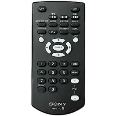 Replacement Remote Control Replace for TV/Audio/Projector for Sony XAV-AX5500 XAV-AX7000 XAV-AX8000 Car Audio System