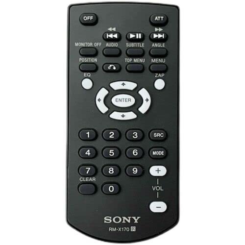 Replacement Remote Control Replace for TV/Audio/Projector for Sony XAV-AX5500 XAV-AX7000 XAV-AX8000 Car Audio System