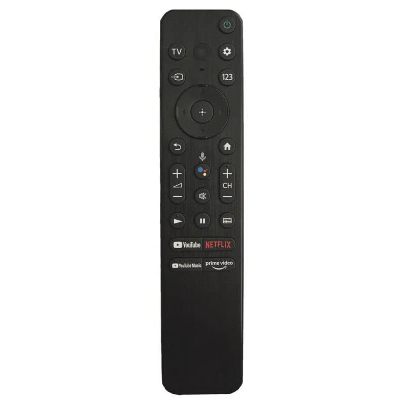 Replacement Remote Control Replace for TV/Audio/Projector RMF-TX800P for Sony 4K Netfflix Voice TV for A80K X80K X81K 2022