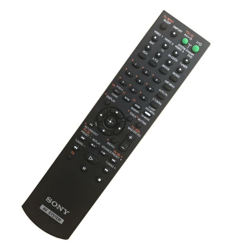 Replacement Remote Control Replace for TV/Audio/Projector for Sony STR-DE595 HT-7000DH STR-KM5000 DAV-TZ100 AV System