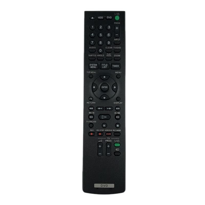 Replacement Remote Control Replace for TV/Audio/Projector for Sony RDR-GX3 RDR-GX210 RDR-GX220 HDD DVD Recorder Player