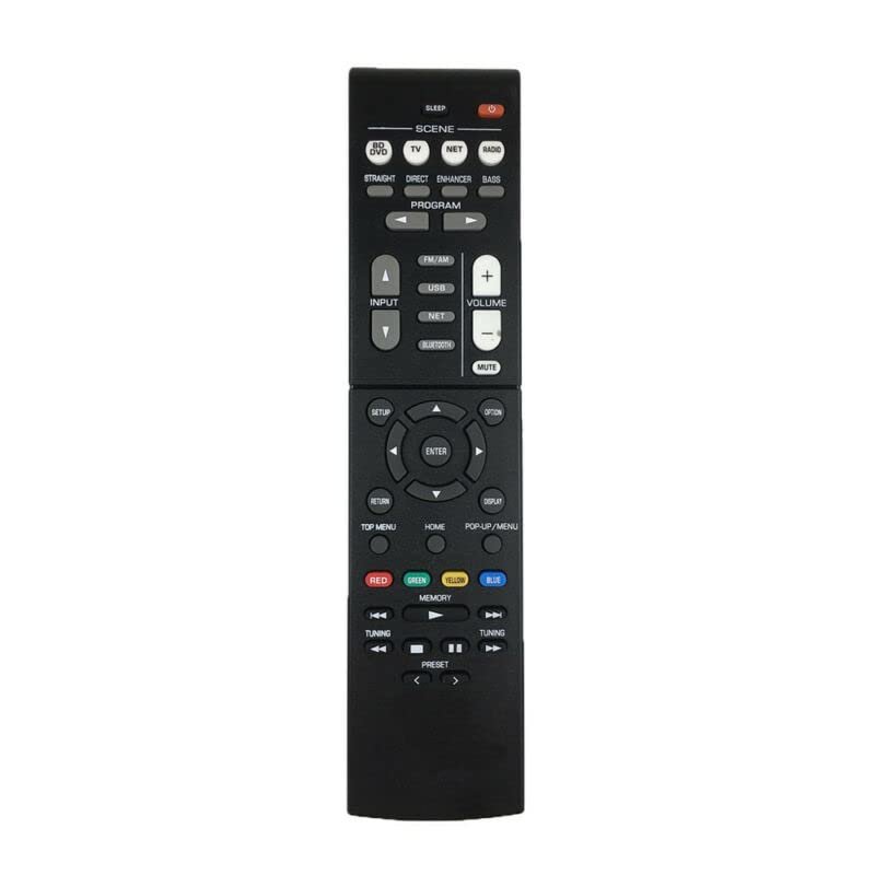 Replacement Remote Control Replace for TV/Audio/Projector for Yamaha YHT-4930UBL RX-V385BL RX-V479 Hi-Fi AV Receiver