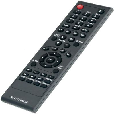 Replacement Remote Control Replace for TV/Audio/Projector for NC180 NC184 for Funai DVD Recorder VCR ZV427FX4 ZV427FX4A