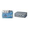 Nanopi R6C Mini Wireless WiFi Router OpenWRT with PCle Gbps Ethernet LPDDR4X 8GB RAM RK3588S Soc 6Tops NPU Mali-G610 GPU for NAS Smart IoT Gateway Support Ubuntu Debian (with CNC Metal Case) view 1