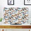 AMAPARK Indoor TV Dust Cover, Cover 55 Inch Butterflies Quality Waterproof Polyester Protect Your TV Style-779 view 1