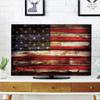 AMAPARK TV Dust Cover,Cover Type 47 Inch American Flag Polyester Microfiber Cloth Easy to Cover Your TV Style-69 view 1