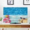 AMAPARK TV Dust Cover, Cover 65 Inch Beach Suitable for Sets of Most Models TV Style-596 view 1