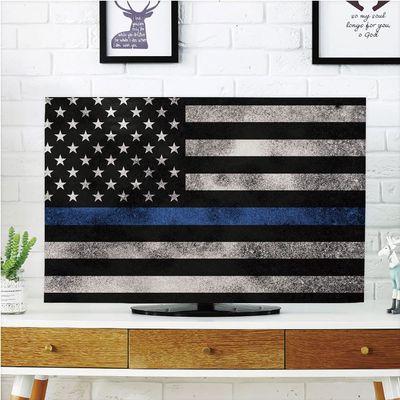 AMAPARK Indoor TV Dust Cover, Cover 50/52 Inch American Flag Quality Waterproof Polyester Protect Your TV Style-223