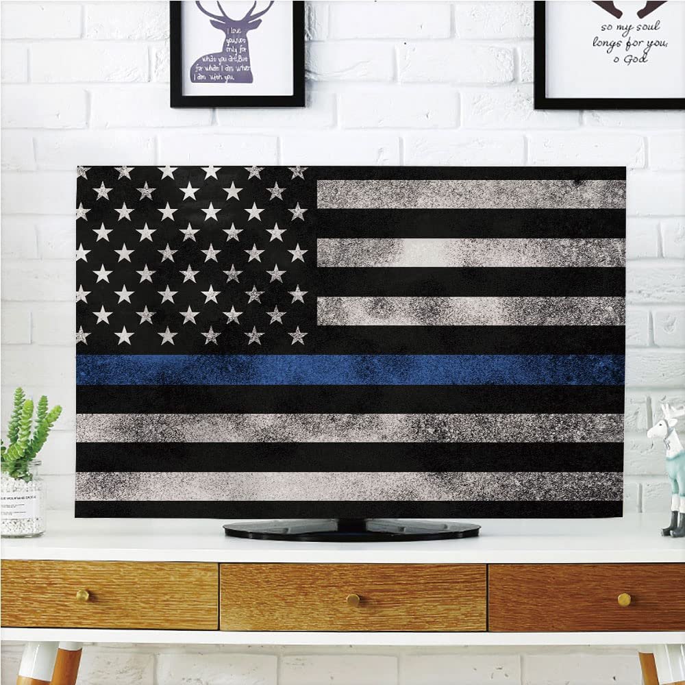 AMAPARK Indoor TV Dust Cover, Cover 50/52 Inch American Flag Quality Waterproof Polyester Protect Your TV Style-223