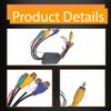 Camera Video Control Box with 4 Video Input Front, 4 in 1 Video Channel Converter Box, Compatible with 12 V Power System and Camera Display Setup MPVs, Wagons, RVs, Engineering Vehicles, and Buses view 4