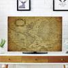 AMAPARK Indoor TV Dust Cover, Cover 55 Inch Old World Map Quality Waterproof Polyester Protect Your TV Style-1375 view 1