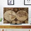 AMAPARK Indoor TV Dust Cover, Cover 55 Inch Old World Map Quality Waterproof Polyester Protect Your TV Style-1431 view 1