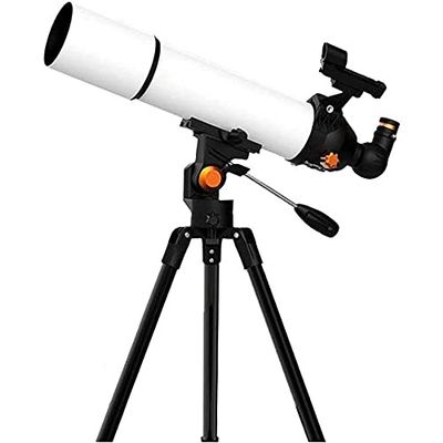LUYILA Telescope,80mm Aperture 500mm AZ Mount Astronomical Refractor Telescope,with Adjustable Tripod & Finder Scope, Adults & Beginners Portable with Tripod