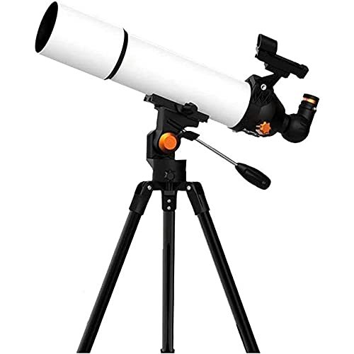 LUYILA Telescope,80mm Aperture 500mm AZ Mount Astronomical Refractor Telescope,with Adjustable Tripod & Finder Scope, Adults & Beginners Portable with Tripod