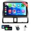 8 CORE 6G+128G Car Radio Stereo for Honda CRV 2002-2006 with Wireless CarPlay Android Auto, 9 Inch 1280 * 720P IPS Touch Screen Head Unit Android 13 GPS WiFi Bluetooth 32-Band DSP SWC HD Camera view 1