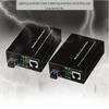 Single Mode LC Gigabit Fiber Media Converter - Include 2 SFP Transceiver 20Km (12.4 Miles), Wavelength 1310nm, LC to UTP Cat5e 10/100/1000 RJ-45 Gigabit Ethernet Speed, A Set view 4