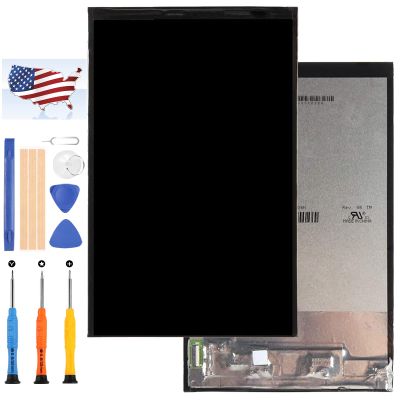 Screen Replacement for Verizon Ellipsis 7 Inch Tablet Qmv7a/Qmv7b New Inner Monitor LCD Display Replacement Repair Parts Kit with Tools (Black)