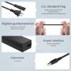 12V AC Power Cord Charger for Dell Monitor 27" 24" 23" 22" 21.5" Screen S2316H S2316M S2318HN S2318NC S2340L S2340LC 2240TB S2340M S2340MC S2440L S2240LC S2740L S2740LB Monitor Power Supply Cord view 4
