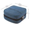 EDWOL Travel Case for Electronic Organizer Cable Bag Charger Case Portable Pouch Travel Storage for Laptop Accessories Waterproof Organizer Case Home Travel Pouch,Blue view 2