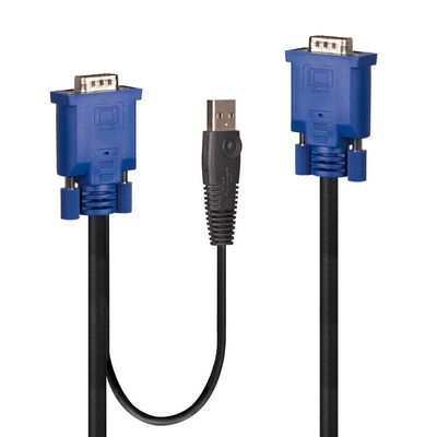 LINDY 2m Combined KVM & USB Cable