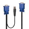LINDY 2m Combined KVM & USB Cable view 1
