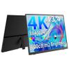 MAGICRAVEN 4K Portable Monitor, 13.3" UHD IPS Laptop Screen, Slim Lightweight Dual USB C HDMI Computer Gaming Display with Speakers, Travel Monitor for PC Phone PS5/4 Xbox Switch view 1