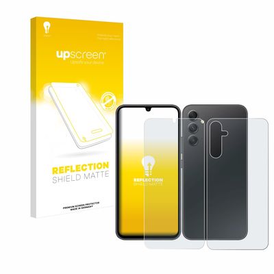 upscreen Anti-Glare Screen Protector compatible with Samsung Galaxy A34 5G (Front+Back)  Protection Film Matte