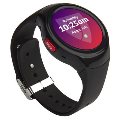 Medical Guardian MGMove Wearable Senior Safety Smartwatch | 24/7 Emergency Call Button & TwoWay Voice | GPS Tracking + Step Counter | WaterResistant Medical Alert Watch | Monthly Monitoring Plan