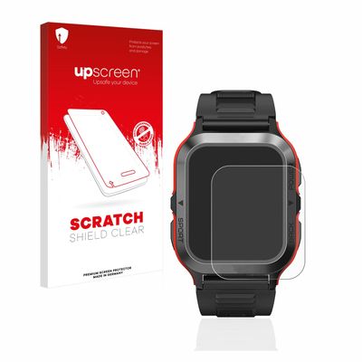 upscreen Scratch Shield Screen Protector compatible with Kospet Tank M2 - HD-Clear, Anti-Fingerprint
