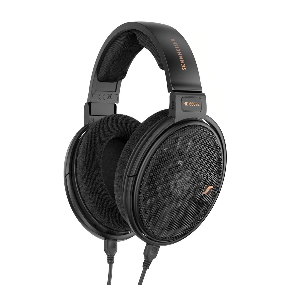 Sennheiser HD 660S2 - Wired Audiophile Stereo Headphones with Deep Sub Bass, Optimized Surround, Transducer Airflow, Vented Magnet System and Voice Coil  Black (Renewed)