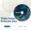 PioData DVD-R 4.7GB 16X Moisture-Resistant White Inkjet Hub Printable Discs | 100-Pack Cake Box Spindle | Printable DVD-R for Inkjet Printers view 3