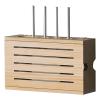Fodalob Router Storage Boxes with Lids Cable Management and Organizing Box for Office and Home Wall Mounted (Size : Small-34x10x20cm) view 1