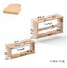 Fodalob Router Storage Boxes with Lids Cable Management and Organizing Box for Office and Home Wall Mounted (Size : Small-34x10x20cm) view 2