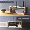 Fodalob Router Storage Boxes with Lids Cable Management and Organizing Box for Office and Home Wall Mounted (Size : Small-34x10x20cm) view 3