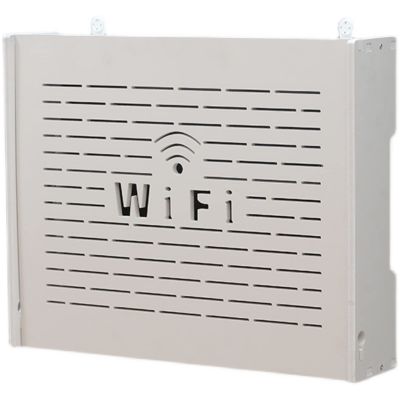 Cable and Router Management Box, Wall Mounted Storage Organizer for Power Strips, Cords, Surge Protectors, Cover Hider for Home Office - White (Color : A, Size : 41x31x10.5cm)