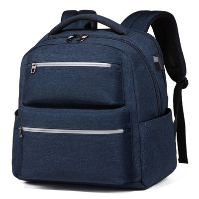 15.6 inch Laptop Backpack for Men, Oxford Cloth Casual Daypack Multipurpose Large Capacity Bookbag for Travel Hiking (Blue)