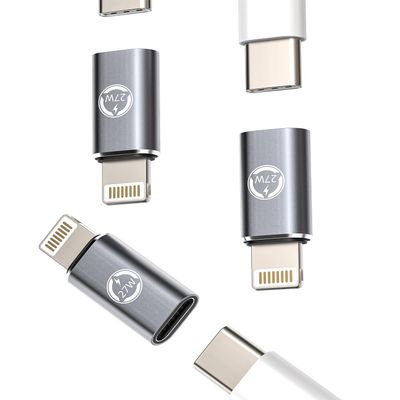 27W Fast Charger Adapter USB C Female to Lightning Male(3Pack)Charging Data Sync Cable Converter Type-c Port Charge Cord Connector for Apple Iphone 14 13 12 11 Pro Max Mini Xs Se 7 8 X Xr Plus IpadAir
