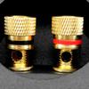 AYLIFU Loudspeaker Junction Box 4 inch Round 2-Way Speaker Wiring Cup for car/DIY Home Stereo Kits(2pieces view 3