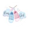 Laeacco 7.2x7.2ft Gender Reveal Round Backdrop Stand Cover for Photography Boy or Girl Blue Pink Shoes Circle Backdrop for Baby Shower Party Baby Gender Reveal Photo Background Decoration Studio Props view 4