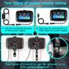 Portable Motorcycle Monitor Compatible with Wireless Apple Carplay and Android Auto 5'' IPS Waterproof IPx6 Dual Bluetooth Car Touch Screen Built-in Speaker for Motorbike Powered by 5V~50V view 4